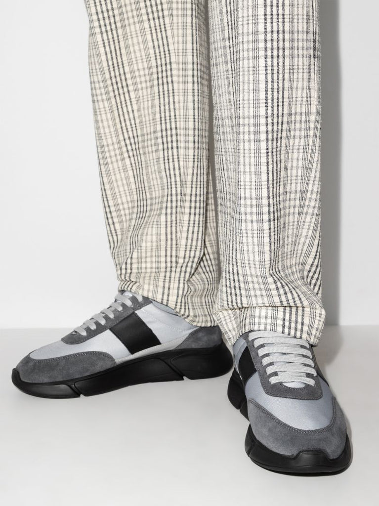 Grey Genesis Vintage Runner Sneakers