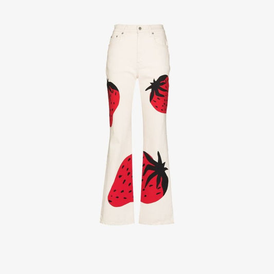 Strawberry Flared Jeans