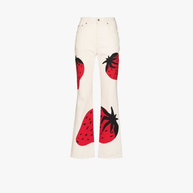 Strawberry Flared Jeans