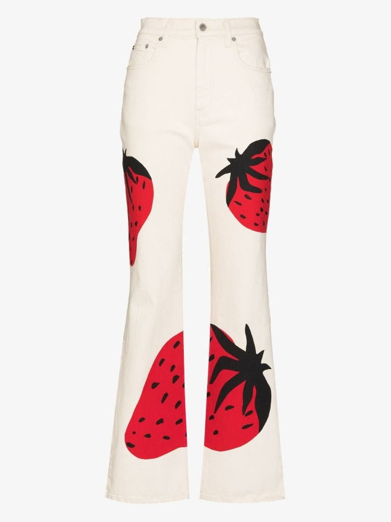 Strawberry Flared Jeans