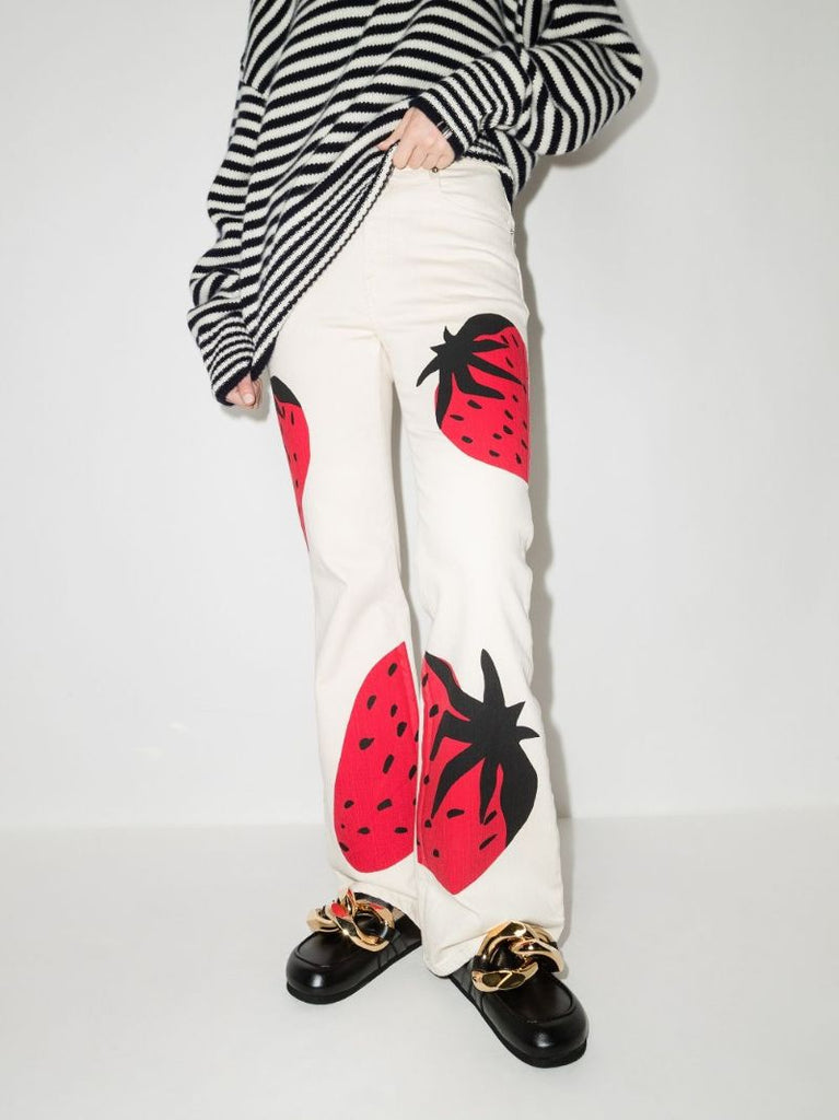 Strawberry Flared Jeans