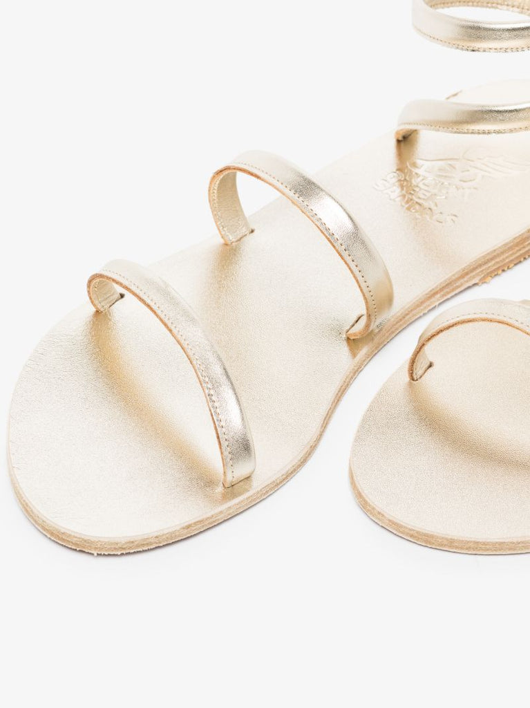 Gold Ofis Wrap Sandals