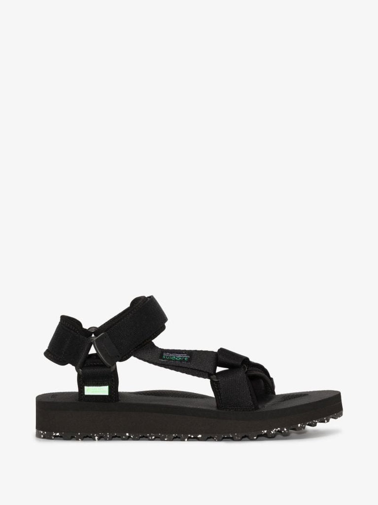Black Depa-cab Canvas Sandals