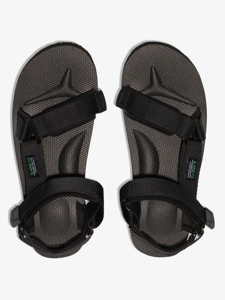 Black Depa-cab Canvas Sandals