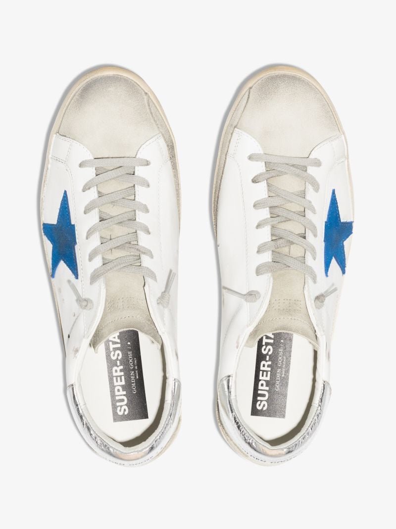 White Super-star Leather Sneakers