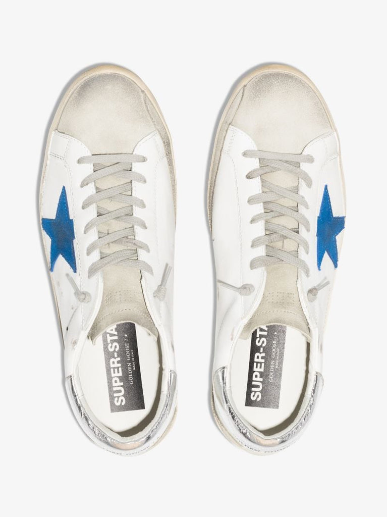 White Super-star Leather Sneakers
