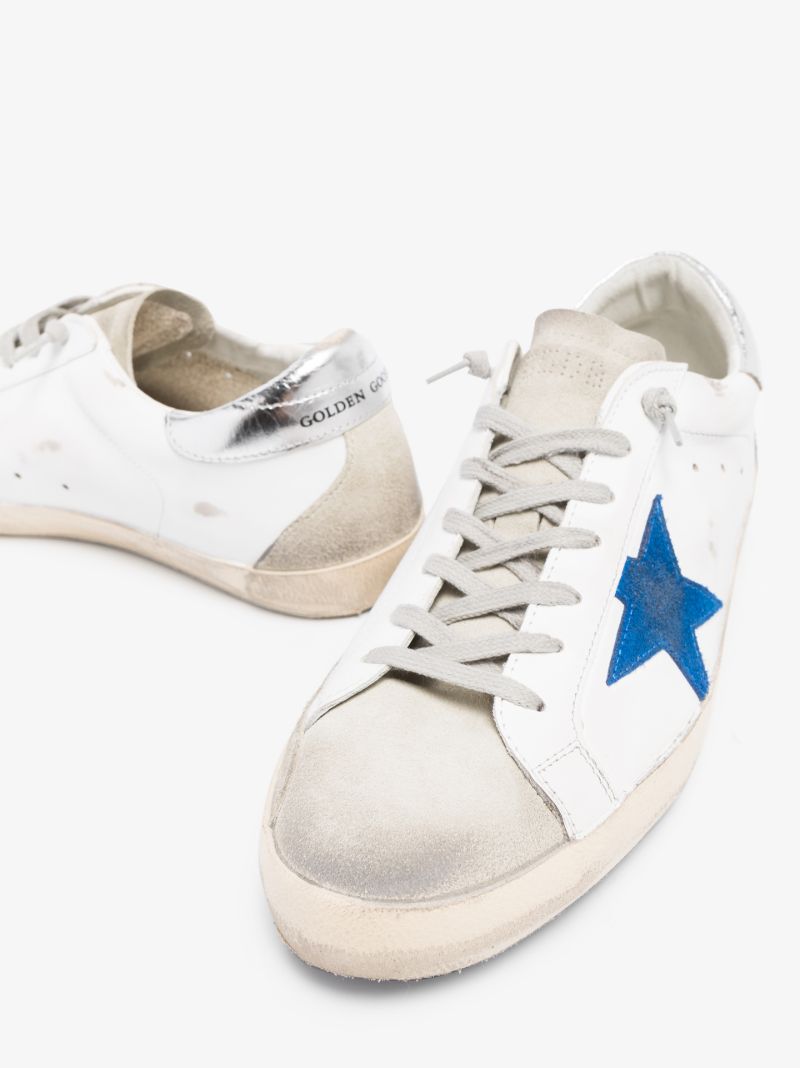 White Super-star Leather Sneakers