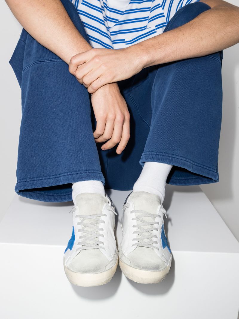 White Super-star Leather Sneakers