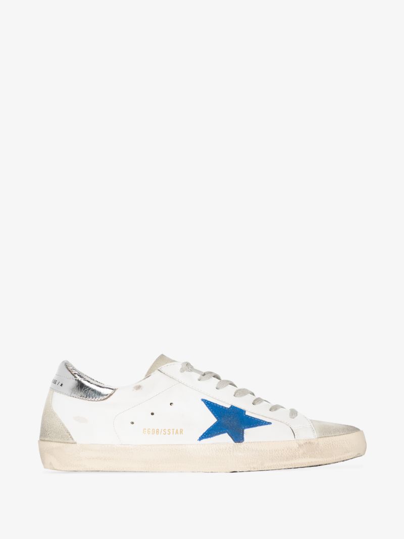 White Super-star Leather Sneakers