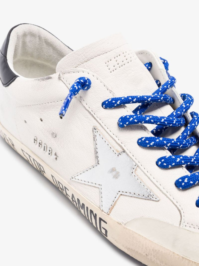 White Super-star Low Top Leather Sneakers