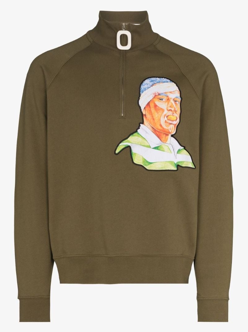 Rugby Face Cotton Sweater