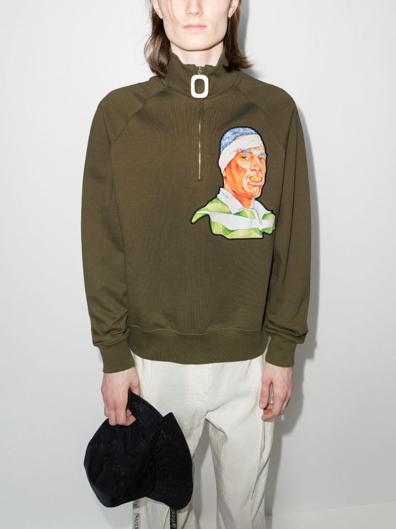 Rugby Face Cotton Sweater
