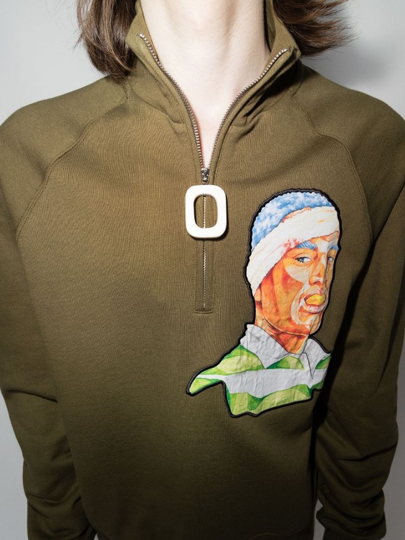 Rugby Face Cotton Sweater