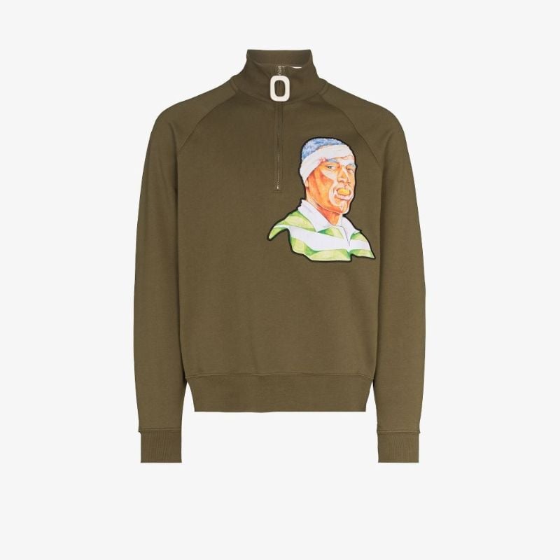 Rugby Face Cotton Sweater
