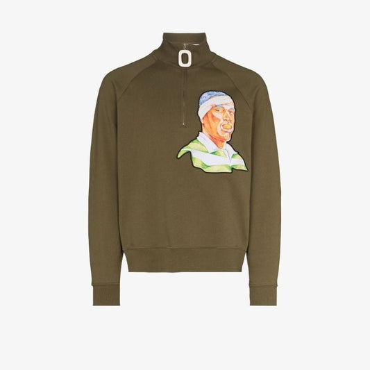 Rugby Face Cotton Sweater