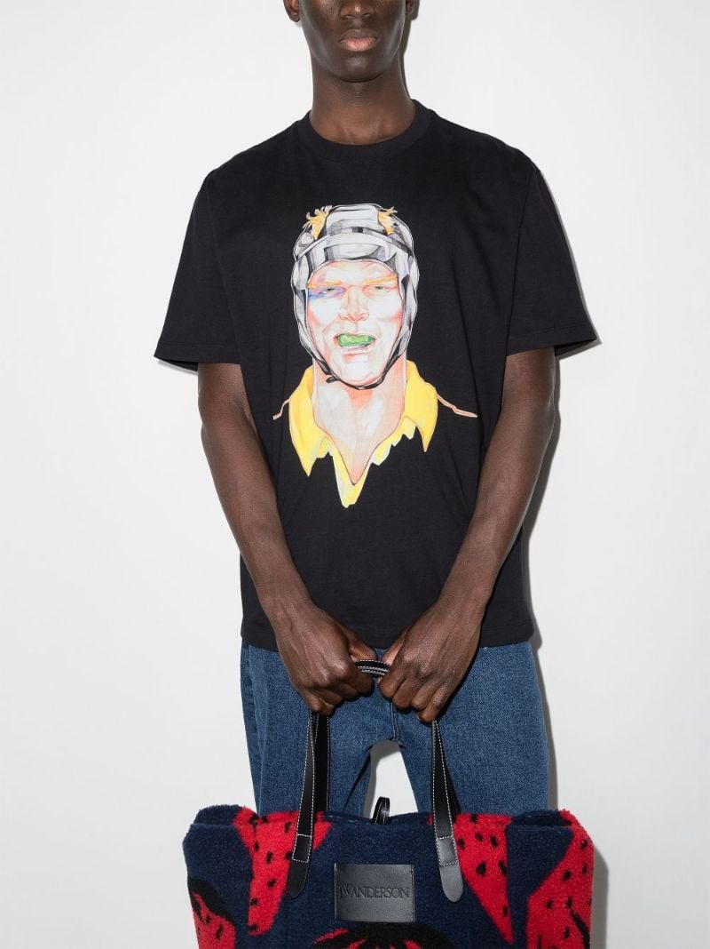 Rugby Face Cotton T-shirt