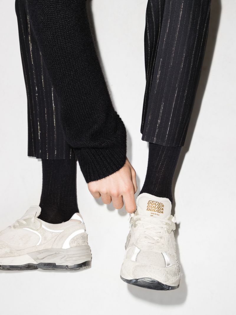 White Dad-star Suede Sneakers