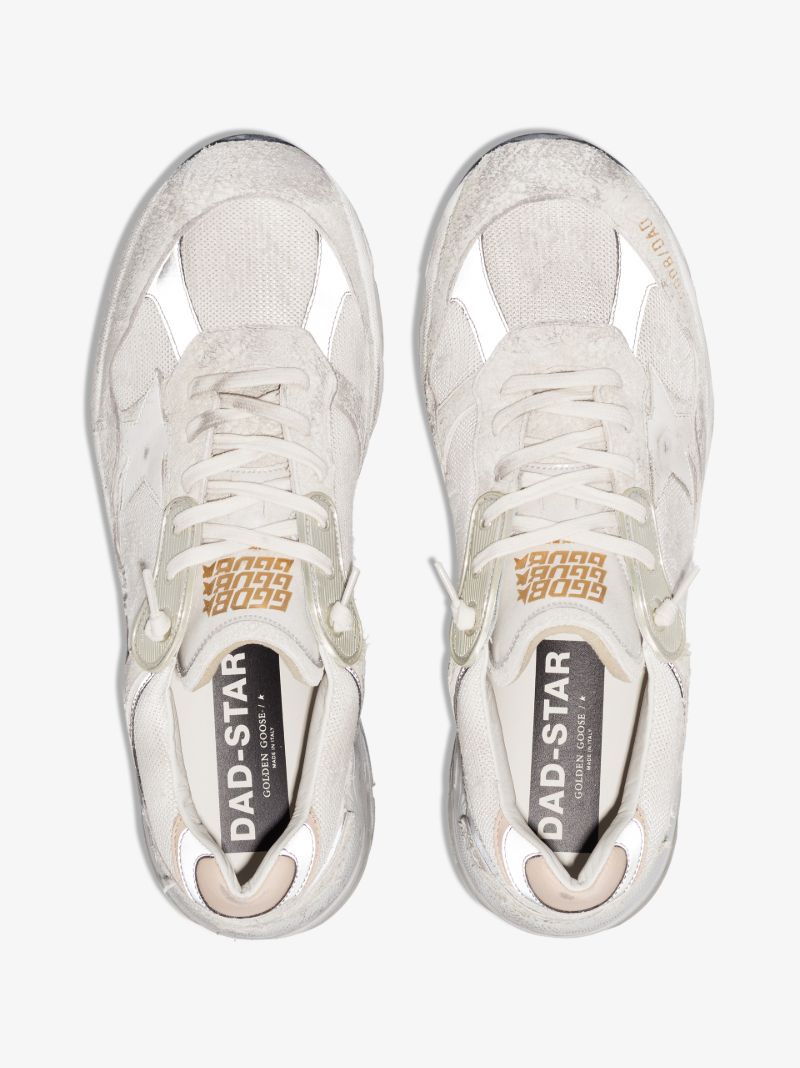 White Dad-star Suede Sneakers