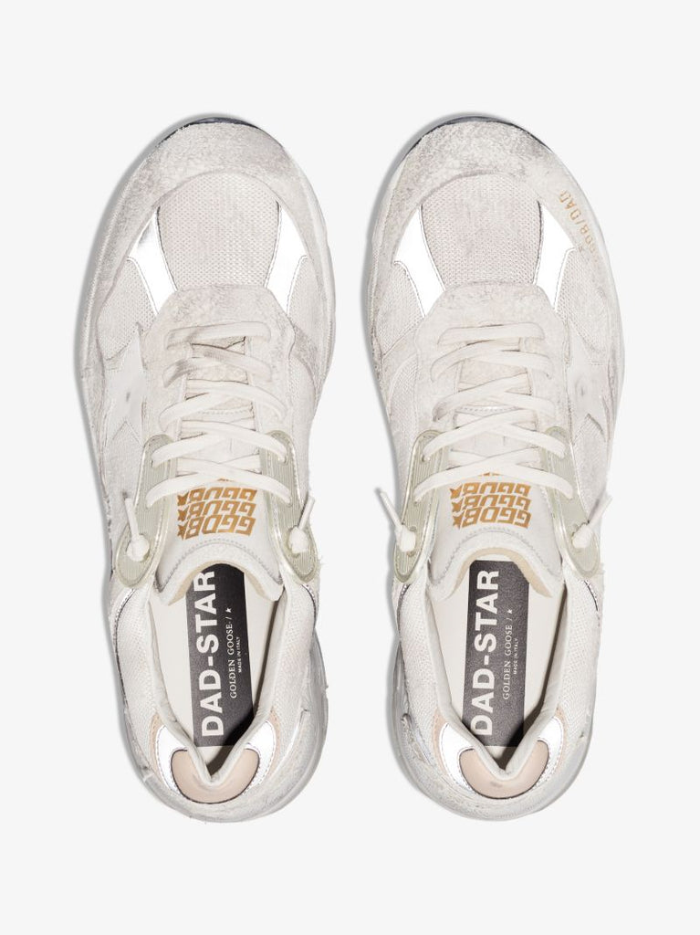 White Dad-star Suede Sneakers