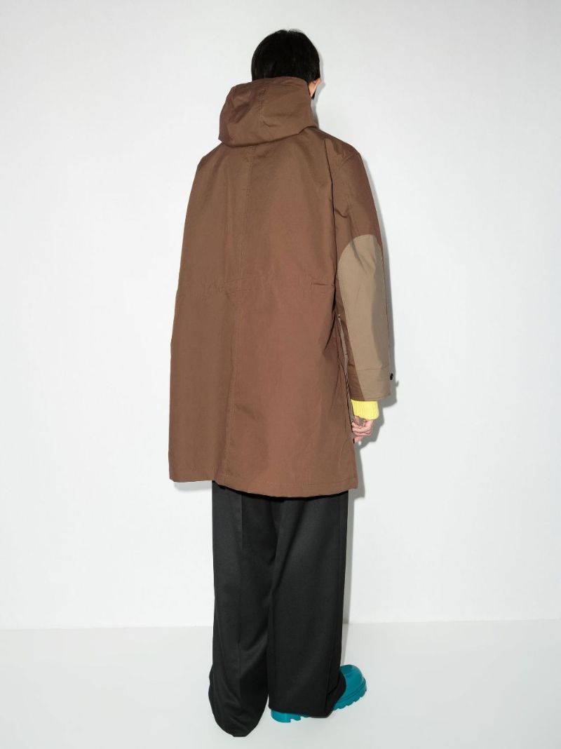 Multi-pocket Cotton Parka Coat