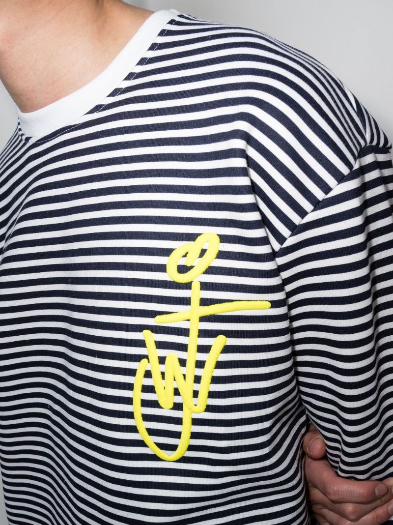 Anchor Logo Striped Top