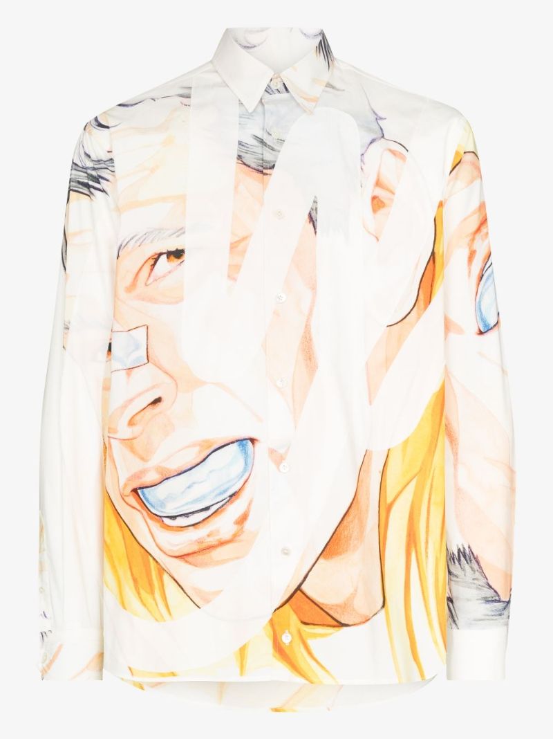 Rugby Face Print Shirt