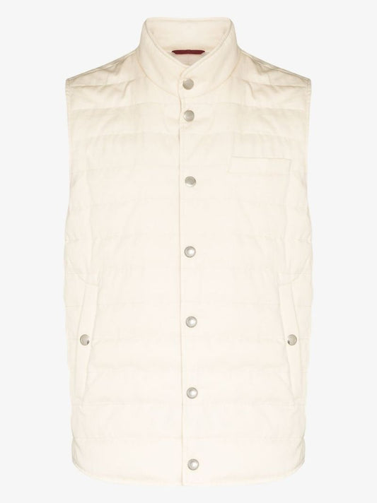 Padded Buttoned Gilet