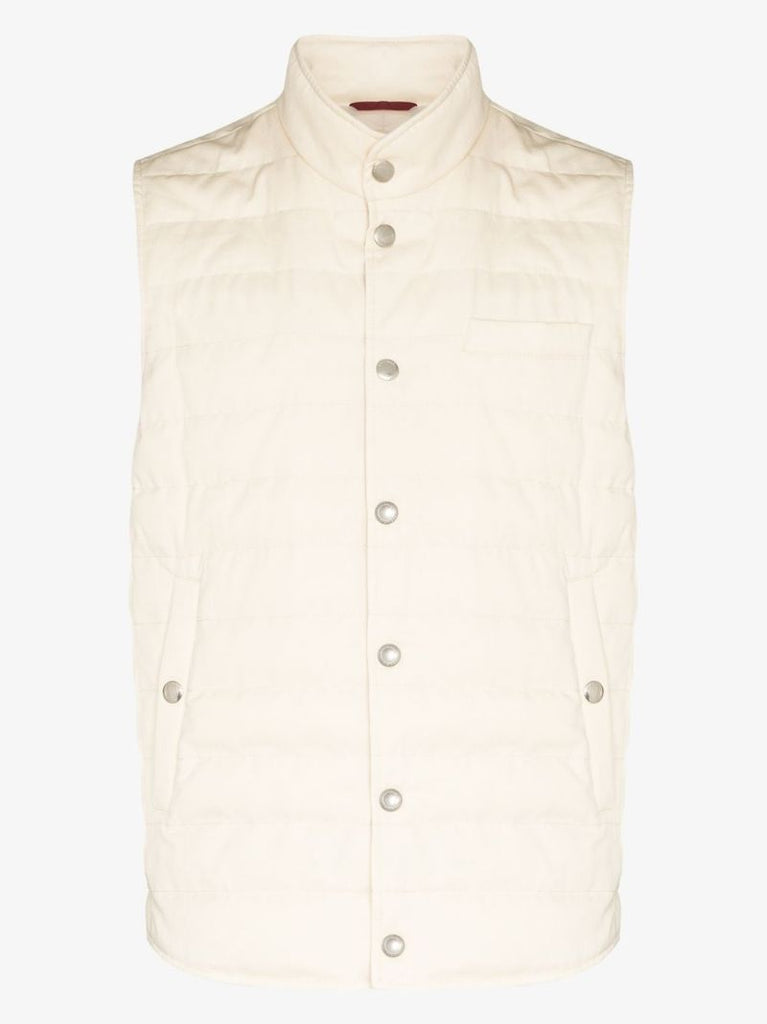 Padded Buttoned Gilet