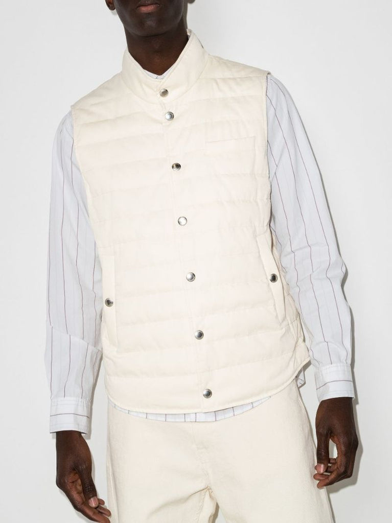 Padded Buttoned Gilet
