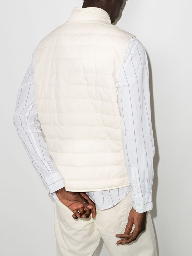 Padded Buttoned Gilet
