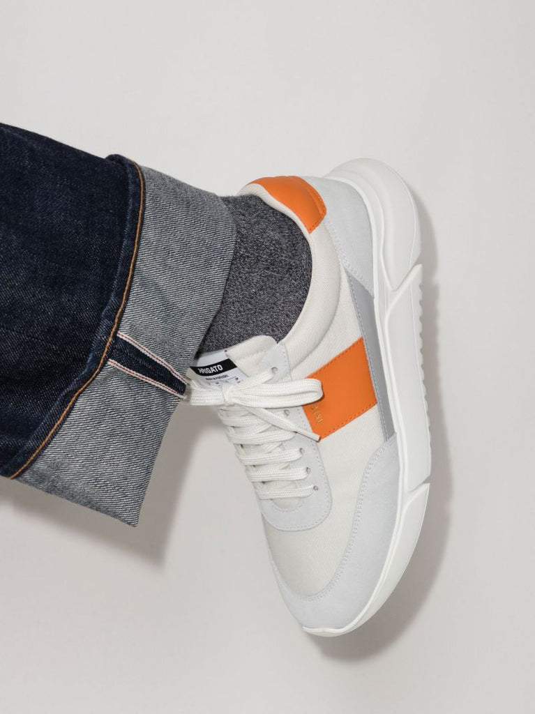White Genesis Low Top Sneakers