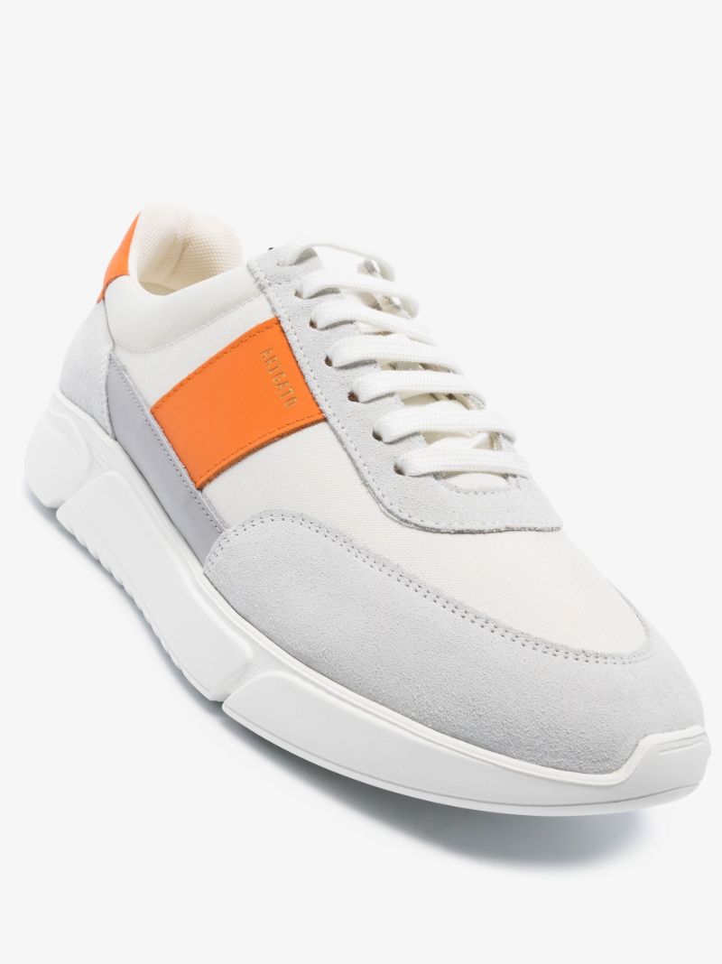 White Genesis Low Top Sneakers