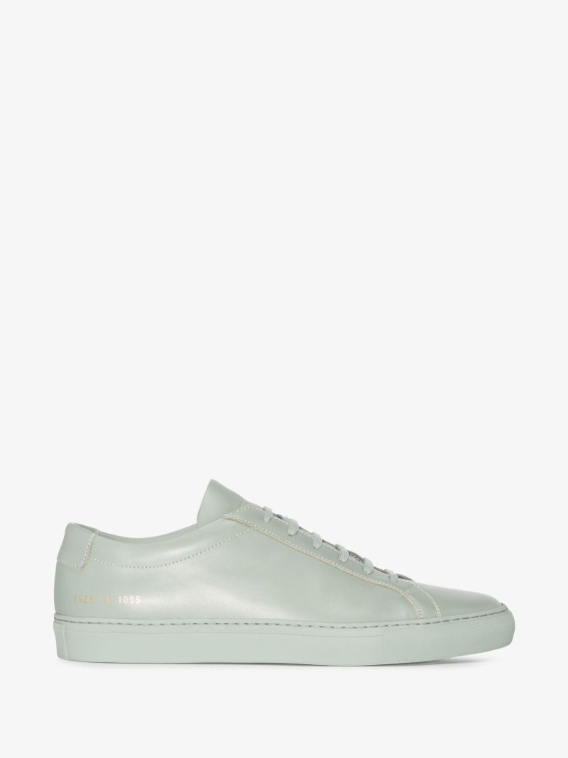 Green Achilles Low Top Leather Sneakers
