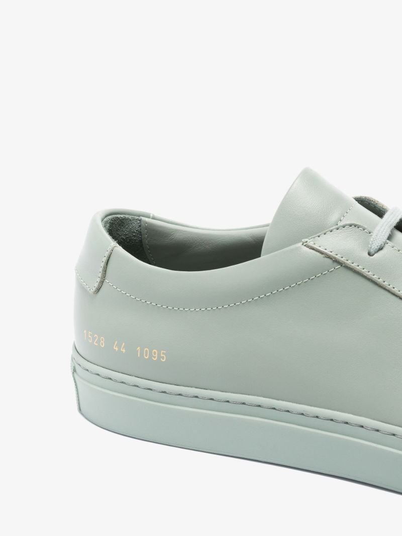 Green Achilles Low Top Leather Sneakers
