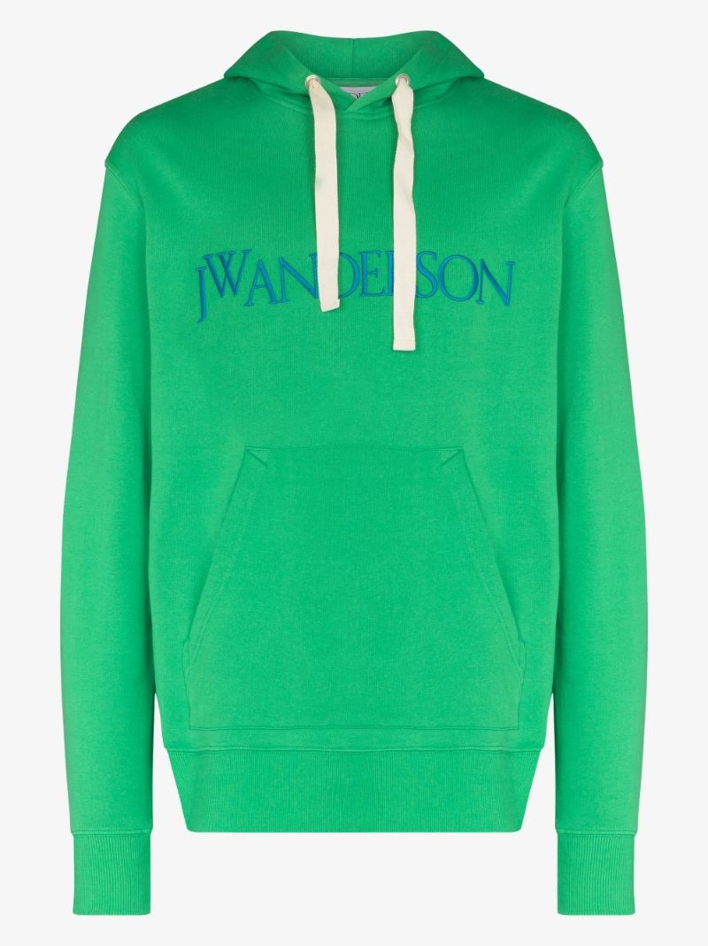 Embroidered Logo Drawstring Hood