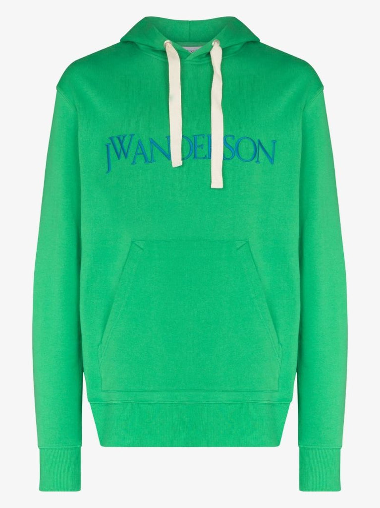 Embroidered Logo Drawstring Hood