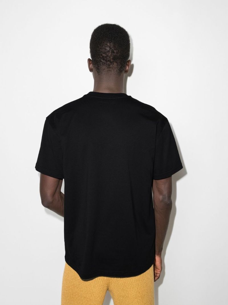 Strawberry Logo Cotton T-shirt