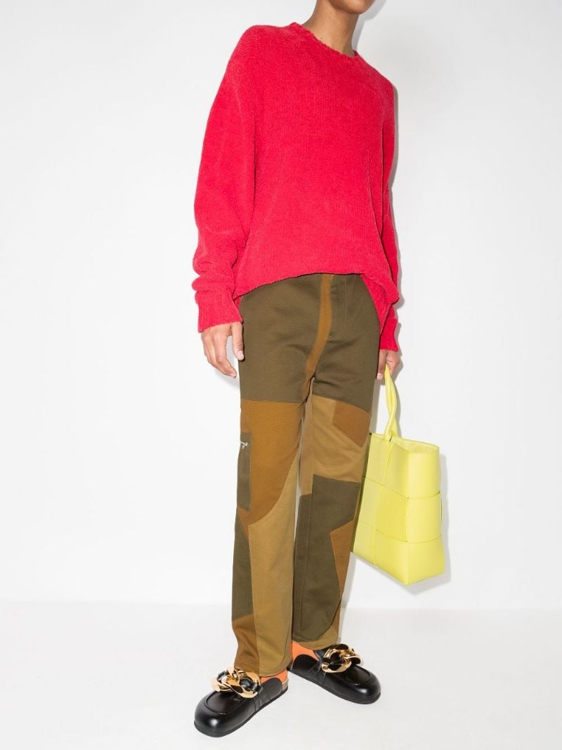 Fatigue Patchwork Cotton Trousers