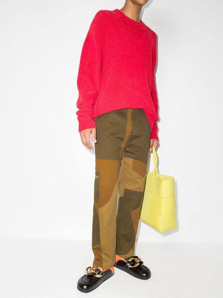 Fatigue Patchwork Cotton Trousers