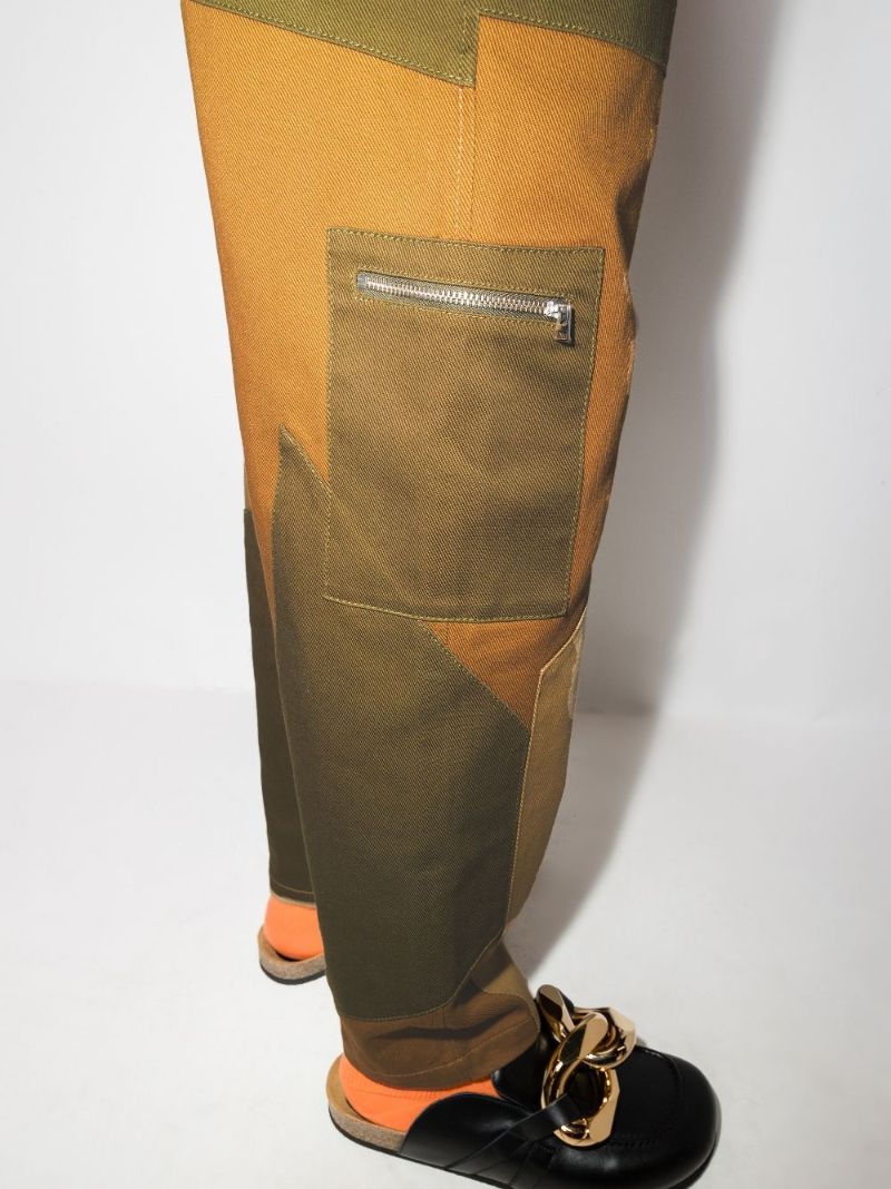 Fatigue Patchwork Cotton Trousers