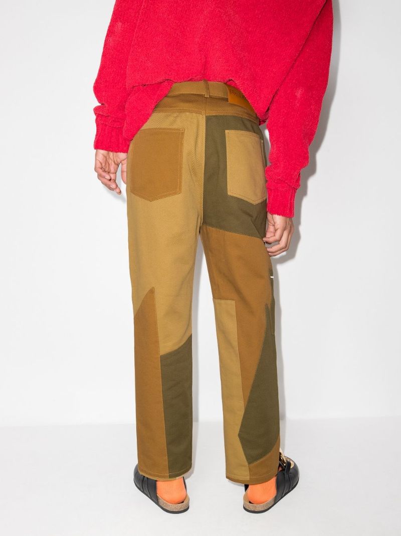 Fatigue Patchwork Cotton Trousers
