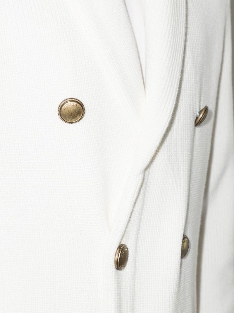 Double-breasted Cotton Cardigan