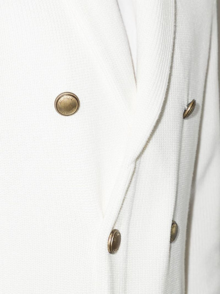 Double-breasted Cotton Cardigan