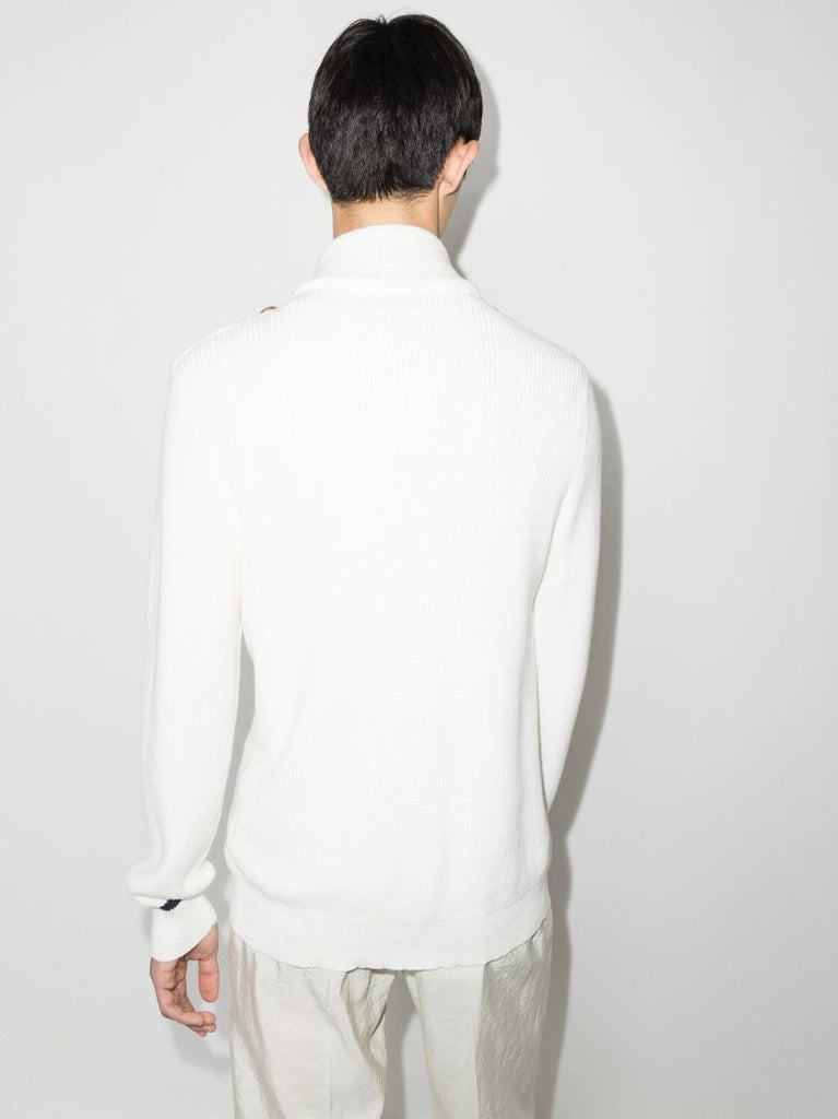 Double-breasted Cotton Cardigan