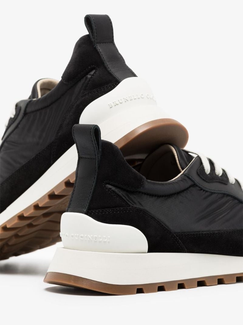 Black Runner Low Top Sneakers