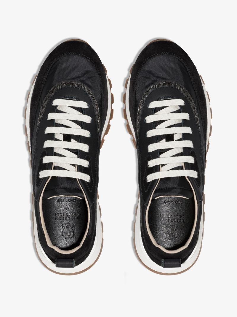 Black Runner Low Top Sneakers