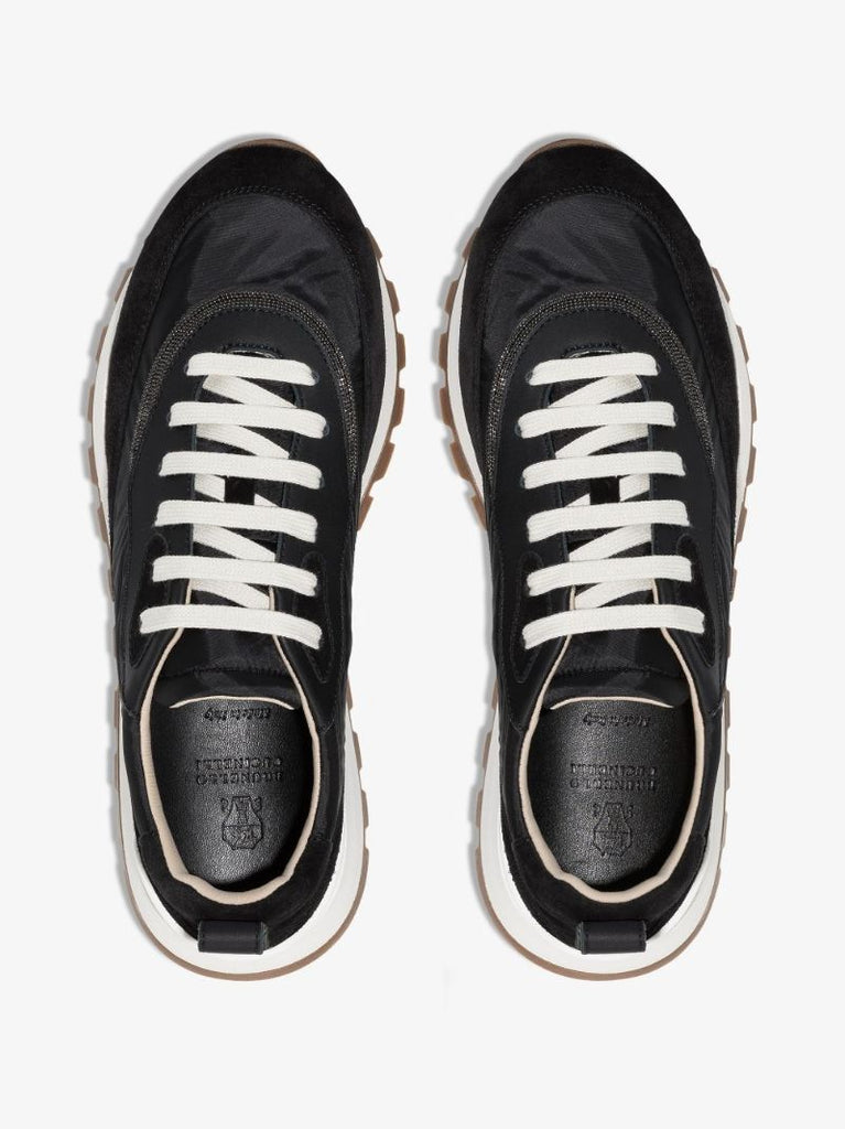 Black Runner Low Top Sneakers