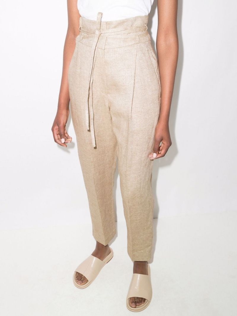 High Waist Tapered Trousers