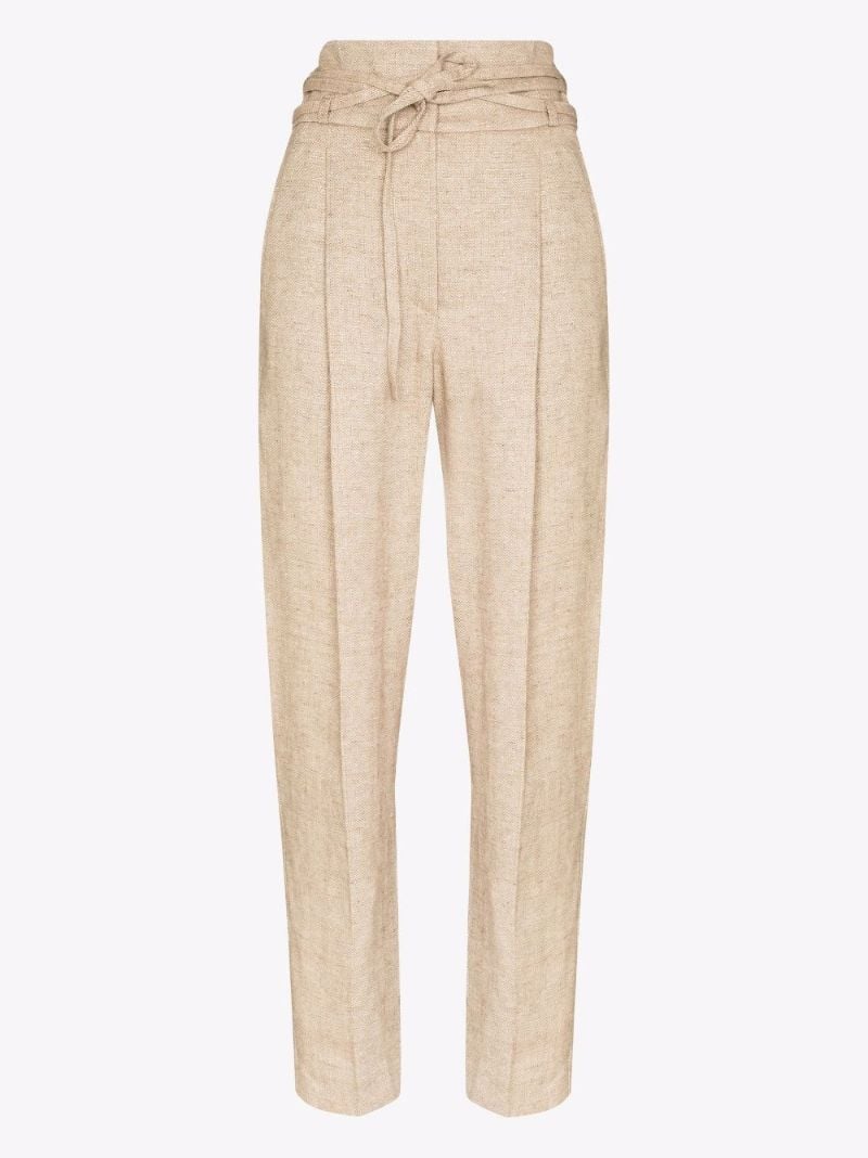 High Waist Tapered Trousers