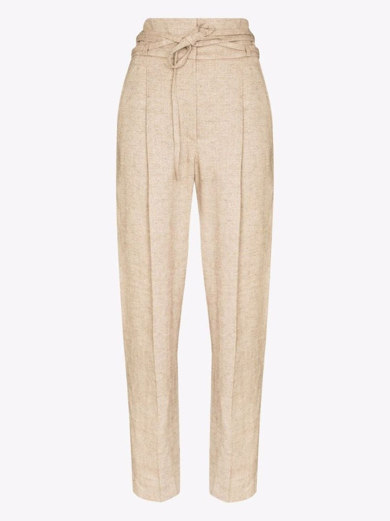 High Waist Tapered Trousers